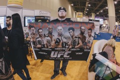 UFC fan at The Gentlemen's Expo. (Photo: Neil Van/Aesthetic Magazine Toronto)