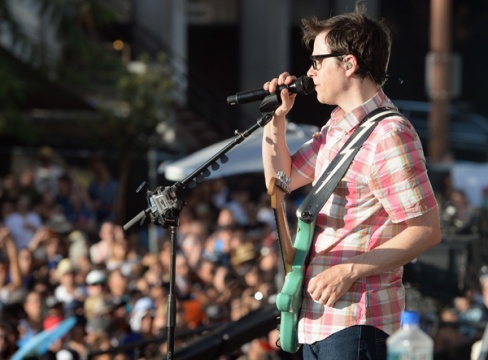 Weezer at 2014 Budweiser Made In America Festival in Los Angeles. (Photo: Jeff Kravitz/Getty)
