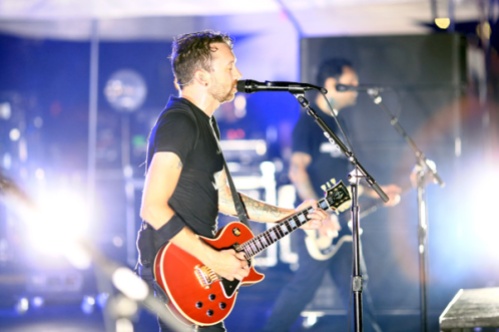 Rise Against at 2014 Budweiser Made In America Festival in Los Angeles. (Photo: Christopher Polk/Getty)