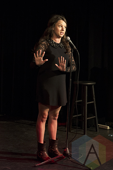 Emma Hunter at the New Faces of Comedy: Toronto Showcase. (Photo: Morgan Hotston/Aesthetic Magazine Toronto)