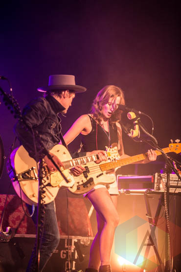 Whitehorse performing at the Commodore Ballroom in Vancouver on April 9th, 2015. (Photo: Amy Ray/Aesthetic Magazine Toronto)