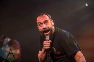 Clutch performing at the Commodore Ballroom in Vancouver, B.C. on April 23rd, 2015. (Photo: Amy Ray/Aesthetic Magazine Toronto)