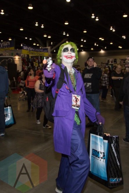 The Joker (Batman) at Fan Expo Vancouver 2015. (Photo: Steven Shepherd/Aesthetic Magazine Toronto)