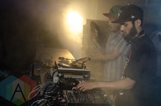 The Martinez Brothers with Seth Troxler performing at Electric Island 2015 in Toronto, ON on May 18, 2015. (Photo: Roy Cohen/Aesthetic Magazine Toronto)