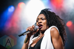 Jully Black performing at The Phoenix Concert Theatre in Toronto, ON on May 5, 2015. (Photo: Amy Buck/Aesthetic Magazine Toronto)