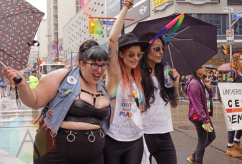 Toronto Pride Parade during Pride Toronto 2015 on June 28, 2015. (Photo: Samantha Wood/Aesthetic Magazine)