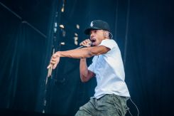 Chance The Rapper performing at Ottawa Bluesfest on July 10, 2015.