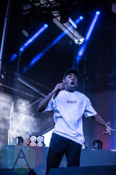 Tyler The Creator performing at FVDED in the Park in Holland Park in Surrey, BC. (Photo: Amy Ray/Aesthetic Magazine)