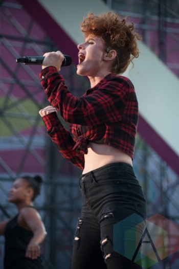 Kiesza performing at Nathan Philips Square in Toronto, ON on July 19th, 2015 as part of Panamania 2015. (Photo: Jason Hodgins/Aesthetic Magazine)