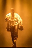 Kanye West performing at Ottawa Bluesfest on July 10, 2015.