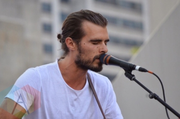 Reuben And The Dark performing at Nathan Philips Square in Toronto, ON on July 14th, 2015 as part of Panamania 2015. (Photo: Justin Roth/Aesthetic Magazine)
