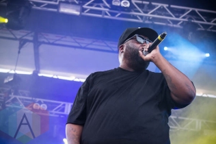 Run The Jewels performing at the Pitchfork Music Festival on July 19, 2015. (Photo: Katie Kuropas/Aesthetic Magazine)