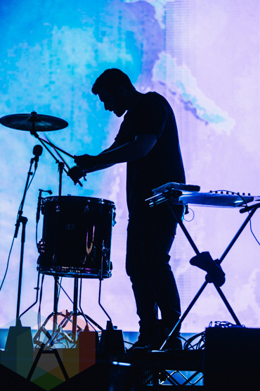 Odesza performing at the Squamish Music Festival on Aug. 7 , 2015. (Photo: Steven Shepherd/Aesthetic Magazine)