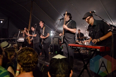 The Planet Smashers performing at Riverfest Elora 2015 on Aug. 15, 2015. (Photo: Justin Roth/Aesthetic Magazine)