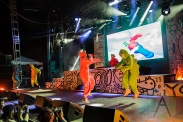 Die Antwoord performing at Time Festival 2015 at Fort York in Toronto, ON on Aug. 15, 2015. (Photo: Brandon Lorenzetti/Aesthetic Magazine)