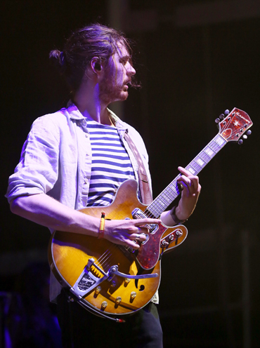 Hozier performing at the 2015 Life Is Beautiful Festival on Sept. 25, 2015 in Las Vegas. (Photo: Jeff Kravitz/FilmMagic)