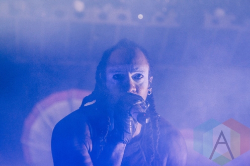 The Prodigy performing at Riot Fest Toronto 2015 at Downsview Park in Toronto, ON on Sept. 20, 2015. (Photo: Rick Clifford)