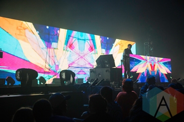 Alex Metric performing at Ricoh Coliseum in Toronto on October 24, 2015. (Photo: Brandon Lorenzetti/Aesthetic Magazine)