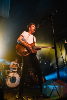 Born Ruffians performing at Lee's Palace in Toronto on December 11, 2015. (Photo: Amy Buck/Aesthetic Magazine)