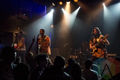 The OBGMs performing at The Mod Club in Toronto on December 19, 2015. (Photo: Theo Rallis/Aesthetic Magazine)