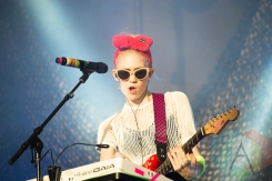 Grimes performing at the 2016 Laneway Festival in Sydney, Australia on February 7, 2016. (Photo: Gwendolyn Lee/Aesthetic Magazine)
