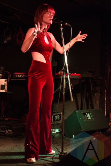 Kacy Hill performing at The Garrison in Toronto on March 3, 2016. (Photo: Morgan Hotston/Aesthetic Magazine)