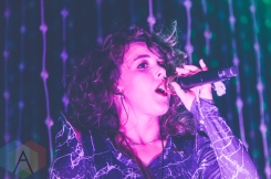 Purity Ring performing at Governors Ball 2016 in New York City on June 4, 2016. (Photo: Saidy Lopez/Aesthetic Magazine)