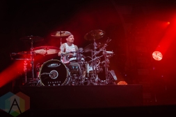 Blink-182 performing at Amnesia Rockfest 2016 in Montebello, Quebec on June 24, 2016. (Photo: Scott Penner/Aesthetic Magazine)