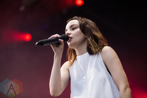 CHVRCHES performing at the Wayhome Music Festival on July 22, 2016. (Photo: Brandon Newfield/Aesthetic Magazine)