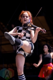 Lindsey Stirling performing at the Wayhome Music Festival on July 23, 2016. (Photo: Brandon Newfield/Aesthetic Magazine)