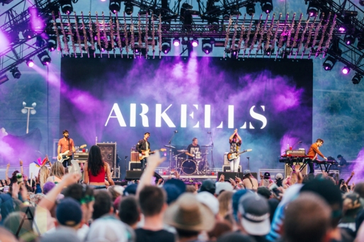 Arkells performing at the Pemberton Music Festival on July 14, 2016. (Photo: Steven Shepherd/Aesthetic Magazine)