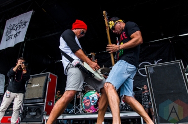 Pepper performing at Warped Tour 2016 at Jones Beach Theater in Long Island, New York on July 9, 2016. (Photo: Saidy Lopez/Aesthetic Magazine)