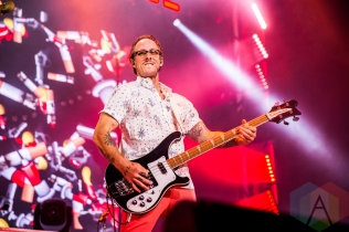 Weezer performing at the Molson Amphitheatre in Toronto on July 6, 2016. (Photo: Brandon Newfield/Aesthetic Magazine)