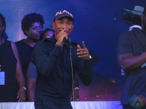 Pharrell Williams performing on Festival Street in Toronto on September 10, 2016 during TIFF 2016. (Photo: Katrina Lat/Aesthetic Magazine)