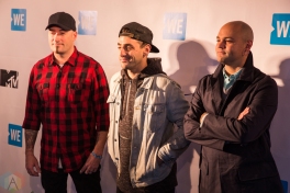 Hedley appears at We Day Toronto 2016 at the Air Canada Centre in Toronto on October 19, 2016. (Photo: Brandon Newfield/Aesthetic Magazine)