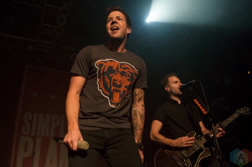 Simple Plan performs at House Of Blues in Chicago on October 16, 2016. (Photo: Cindi Huang/Aesthetic Magazine)