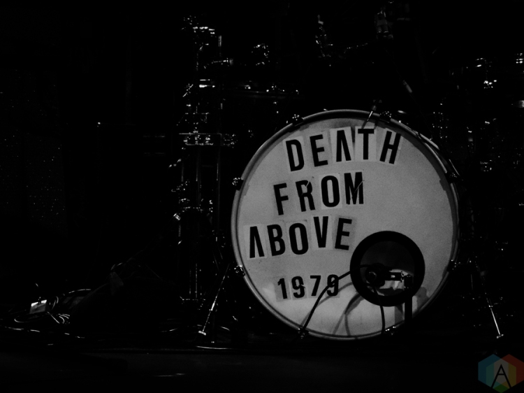 Death From Above 1979 performs at The Depot in Salt Lake City, Utah on October 18, 2016. (Photo: Kristen Fisher/Aesthetic Magazine)