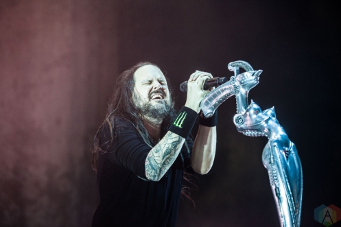Korn performs at Manchester Arena in Manchester, UK on December 12, 2016. (Photo: Priti Shikotra/Aesthetic Magazine)