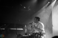 Sampha performs at the Mod Club in Toronto on February 12, 2017. (Photo: Janine Wong/Aesthetic Magazine)