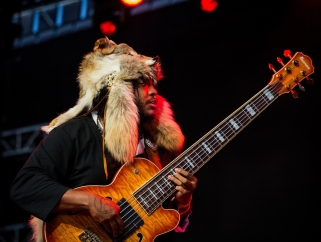 Thundercat performs at the Coachella Music Festival in Indio, California on April 15, 2017. (Photo: Greg Noire)