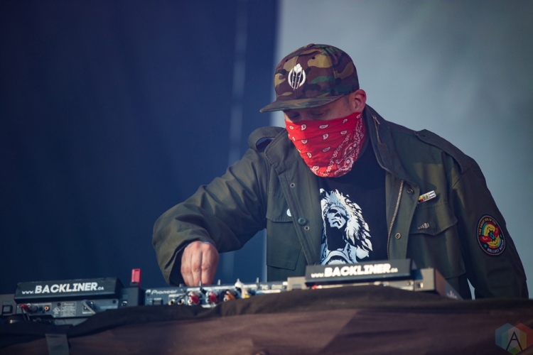 A Tribe Called Red performs at the Field Trip Music Festival in Toronto on June 3, 2017. (Photo: Brendan Albert/Aesthetic Magazine)