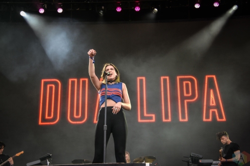 Dua Lipa performs at the Governors Ball Music Festival in New York City on June 3, 2017. (Photo: Alx Bear/Aesthetic Magazine)