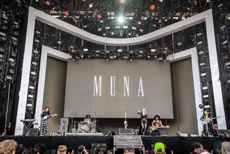 Muna performs at Governors Ball in New York City on June 2, 2017. (Photo: Alx Bear/Aesthetic Magazine)