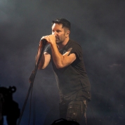 Nine Inch Nails performs at the Panorama Music Festival in New York City on July 30, 2017. (Photo: Nikki Jahanforouz)