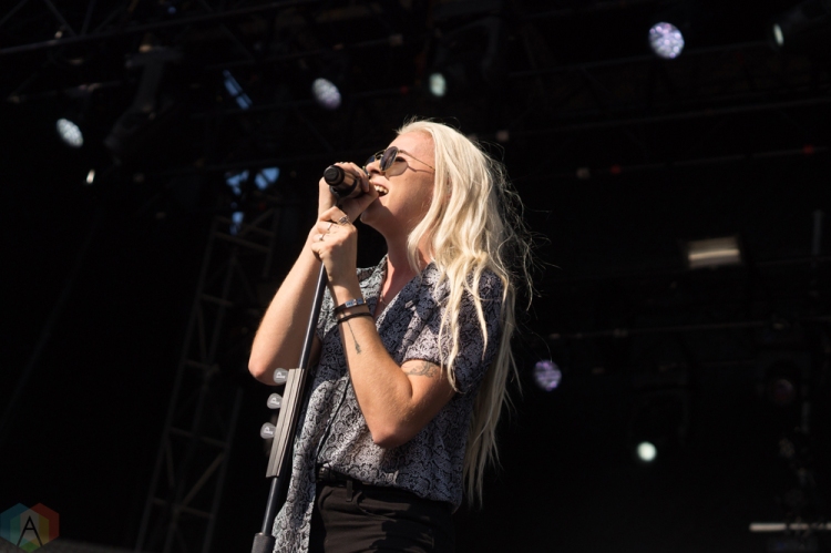 PVRIS performs at Mo Pop Festival in Detroit on July 29, 2017. (Photo: Taylor Ohryn/Aesthetic Magazine)