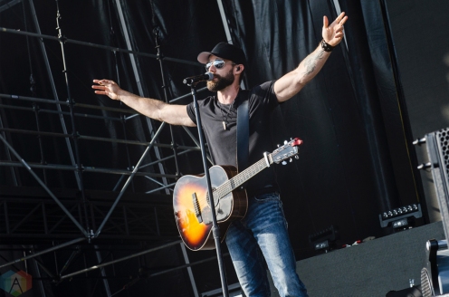 Chad Brownlee performs at Boots And Hearts on August 12, 2017. (Photo: Morgan Harris/Aesthetic Magazine)
