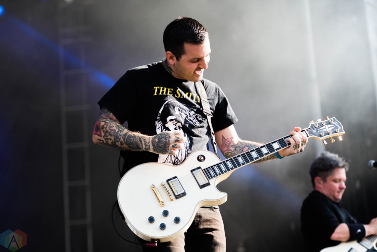 Bayside performs at Riot Fest in Chicago on September 16, 2017. (Photo: Katie Kuropas/Aesthetic Magazine)