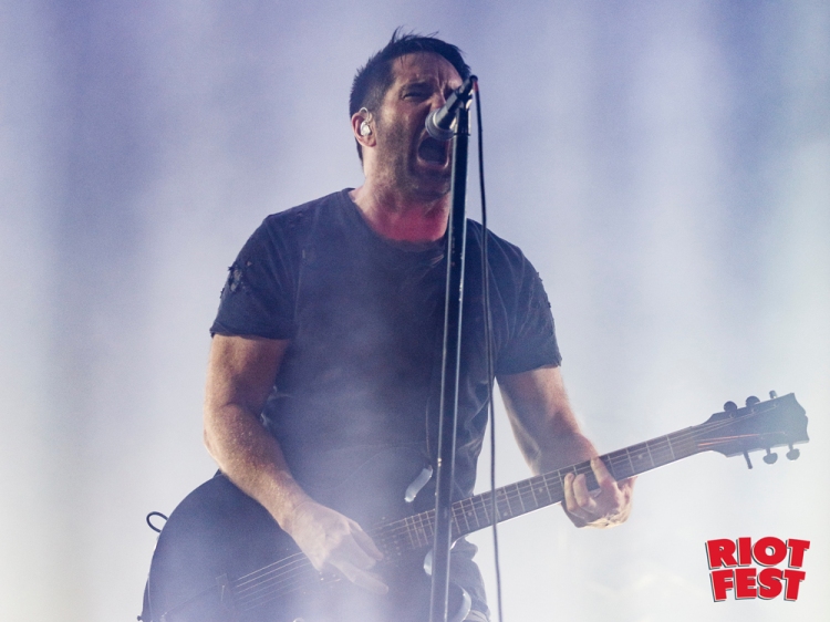 Trent Reznor of Nine Inch Nails performs at Riot Fest in Chicago on September 15, 2017. (Courtesy of Riot Fest)