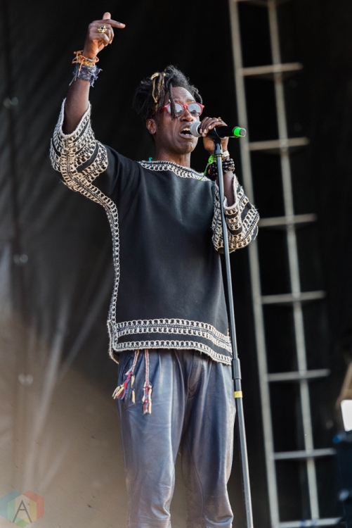 Saul Williams performs at Riot Fest in Chicago on September 15, 2017. (Photo: Katie Kuropas/Aesthetic Magazine)