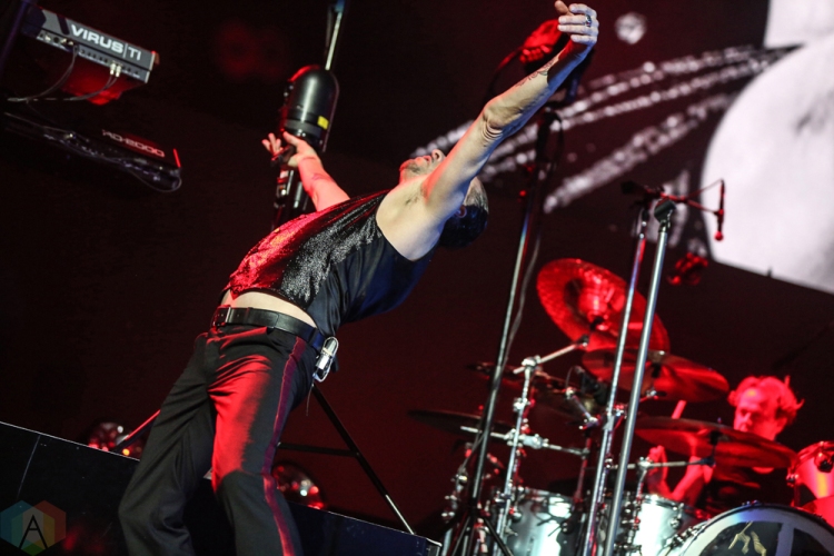 ANAHEIM, CA - MAY 22: Depeche Mode performs at Honda Center in Anaheim, California on May 22, 2018. (Photo: Melanie Escombe/Aesthetic Magazine)